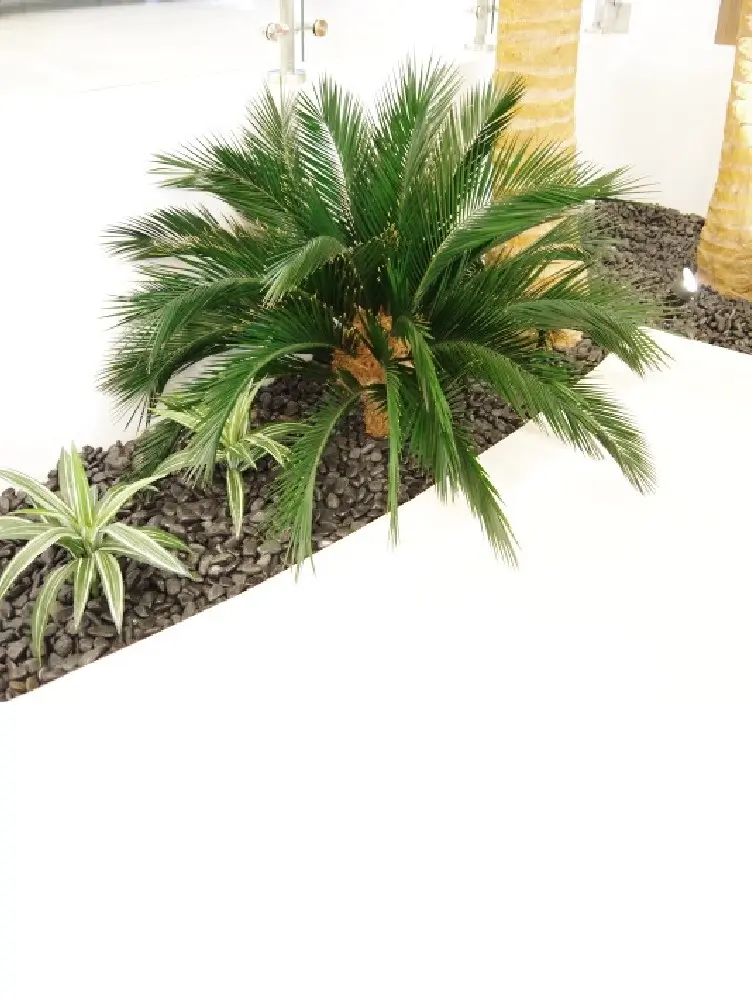 Indoor Silk Artificial Date Palm Bush